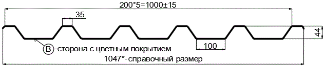 Фото: Профнастил Н60 х 845 - B (PURMAN-20-3005-0.5) в Луховицах