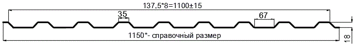 Фото: Профнастил оцинкованный МП20 х 1100 (ОЦ-01-БЦ-ОТ) в Луховицах