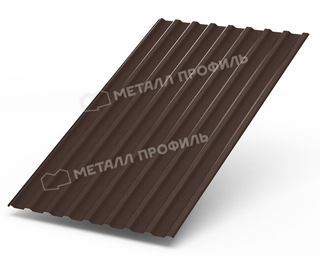 Профнастил МП20 х 1100 - R (Steelmatt-20-8017-0.4±0.08мм) в Луховицах