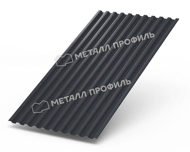 Фото: Профнастил С21 х 1000 - A (Steelmatt-20-7024-0.4±0.08мм) в Луховицах