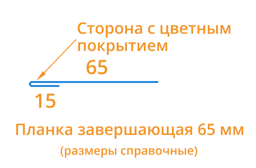 Планка завершающая сложная 30х25х3000 (PureTech_Mat-20-7021-0.5)