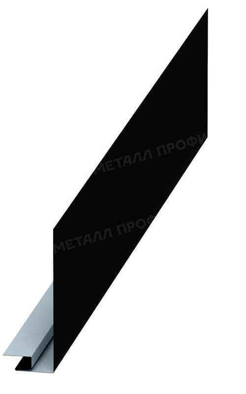Планка карнизного свеса сложная 250х50х3000 (VikingMP E-20-9005-0.5)