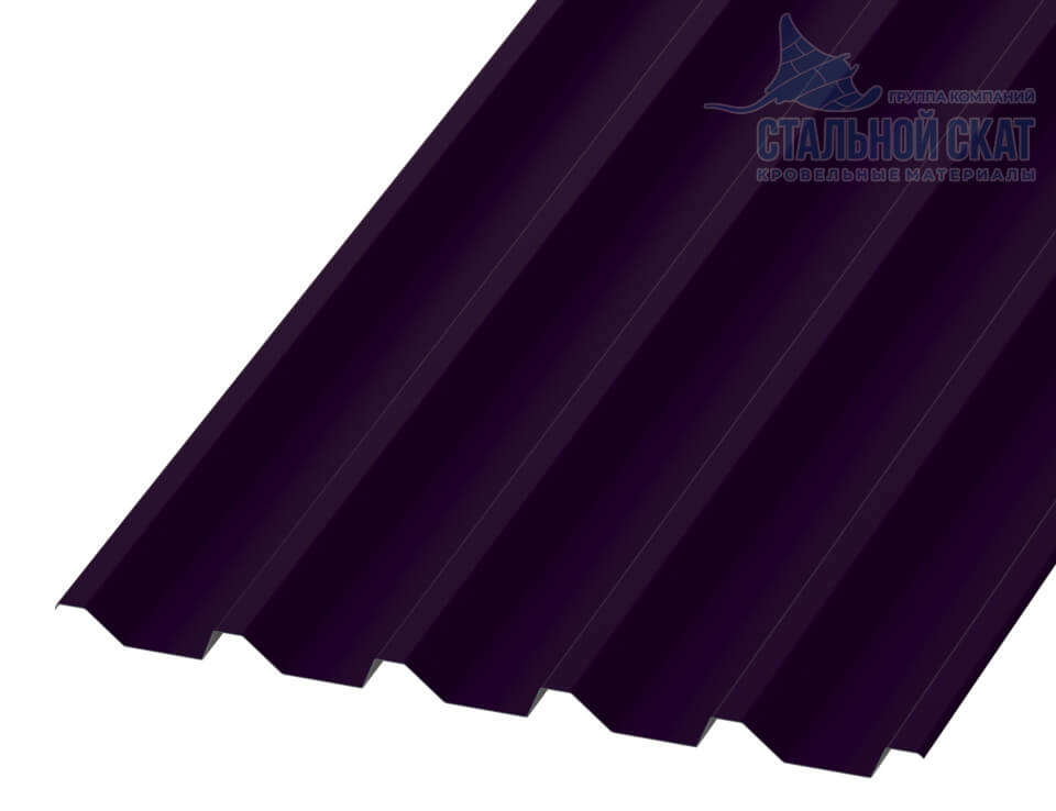 Профнастил С44 х 1000 - A (VALORI-20-Violet-0.5)