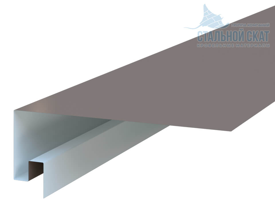 Планка откоса сложная 3D 245х75х3000 (VALORI-20-OxiBеige-0.5)