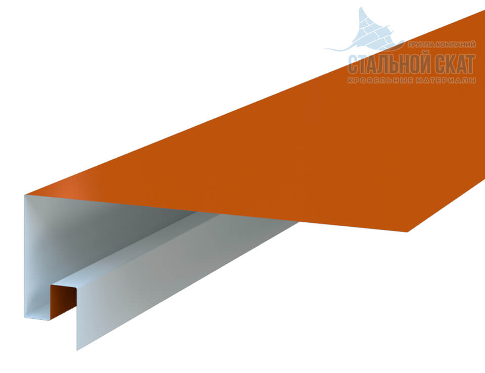 Планка откоса сложная 3D 245х75х2000 (ПЭ-01-2004-0.45)
