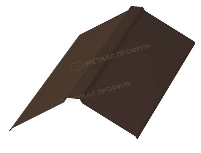 Планка конька плоского 190х190х2000 NormanMP (ПЭ-01-8017-0.5)