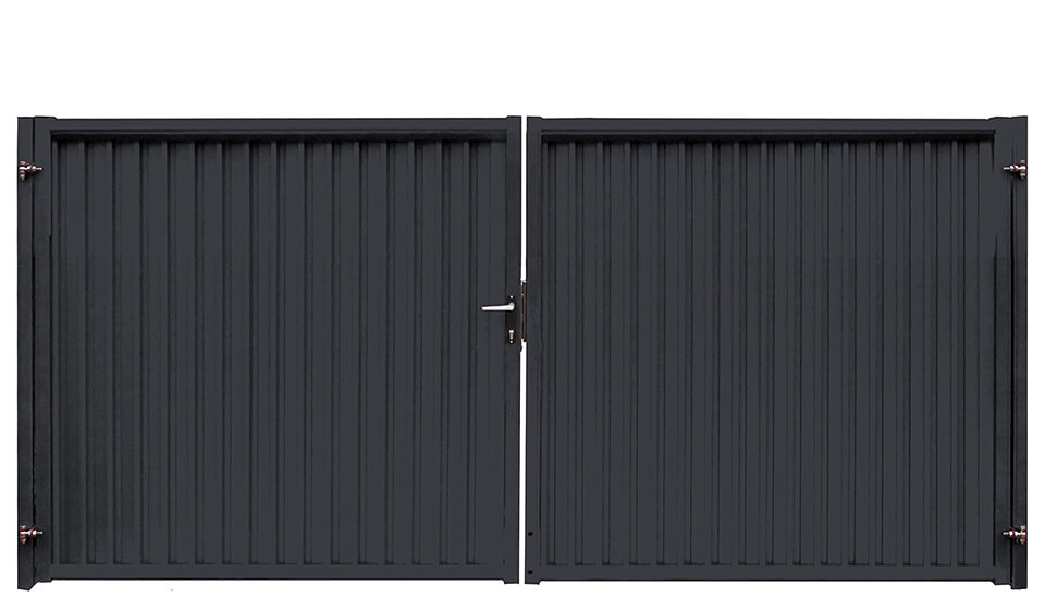 Ворота Estet 1,65х3,6 RAL 7024