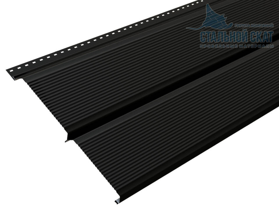 Сайдинг Lбрус-XL-В-14х335 NormanMP (ПЭ-01-9005-0.5)