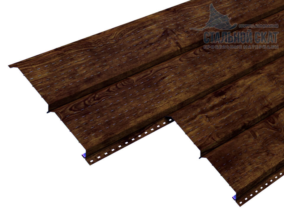 Софит Lбрус-15х240 (ECOSTEEL_MA-01-Бразил. Вишня-0.5)