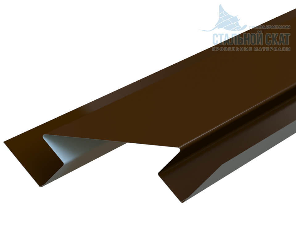 Планка угла внутреннего сложного 75х3000 (VikingMP E-20-8017-0.5)