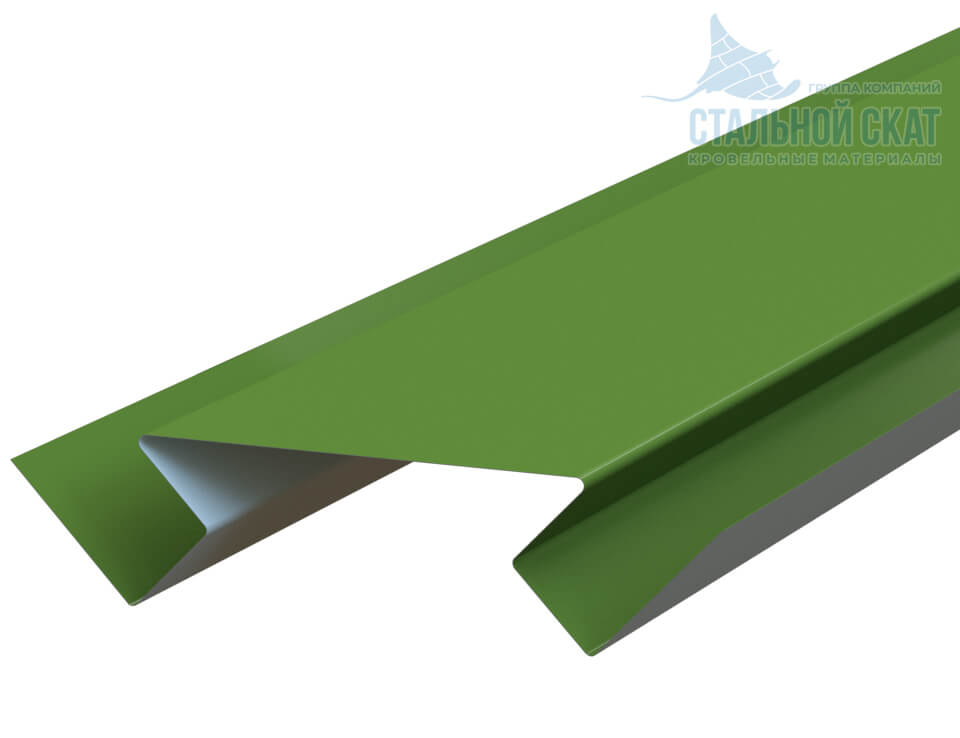 Планка угла внутреннего сложного 75х3000 NormanMP (ПЭ-01-6018-0.5)