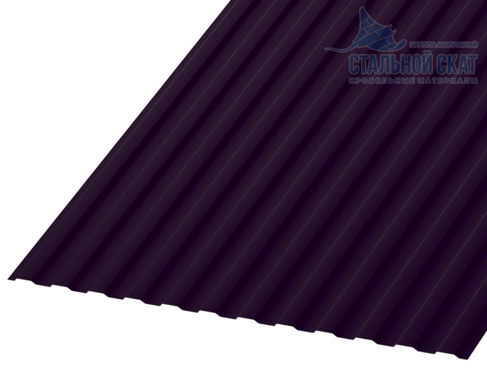 Профнастил МП10 х 1100 - A (VALORI-20-Violet-0.5)