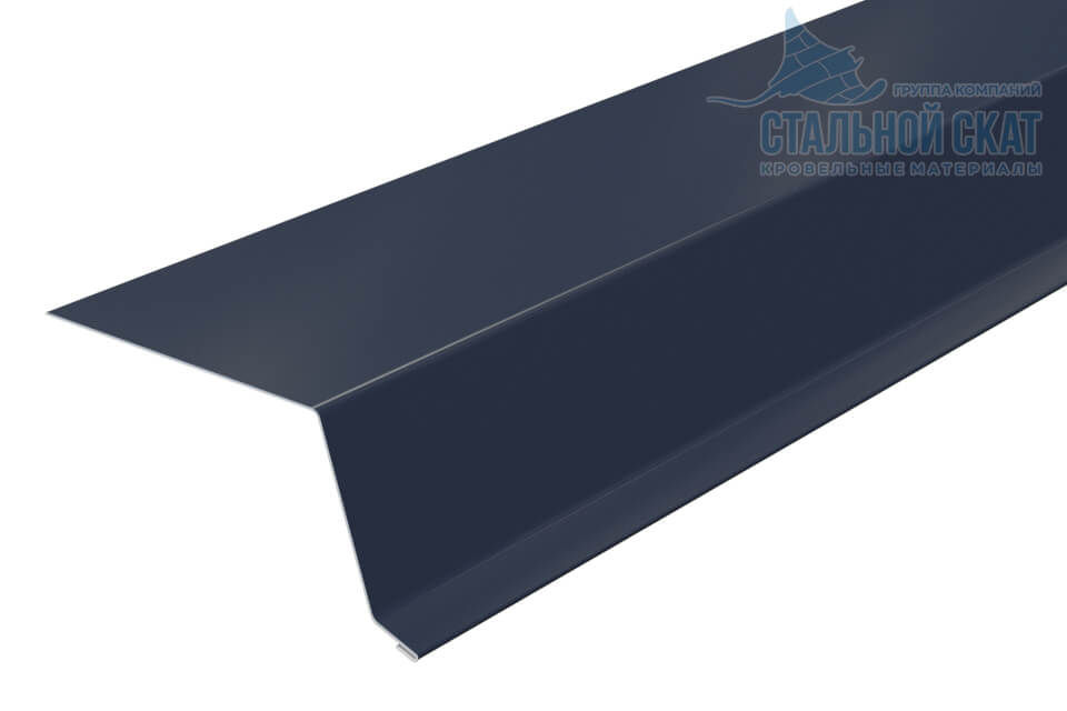 Планка капельник 79х55х2000 (VALORI-20-Grey-0.5)