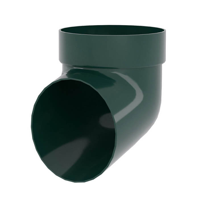 Колено сливное ПВХ Grand Line зелёный (RAL 6005)